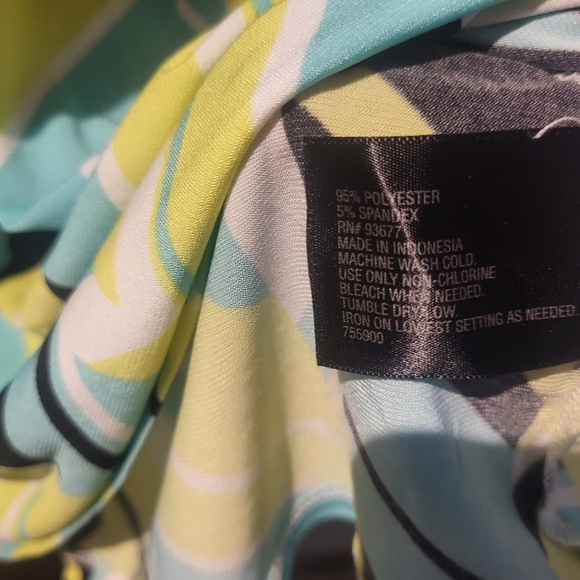 Worthington Chevron Patterned Women's Top - Multicolor - Picture 4 of 5